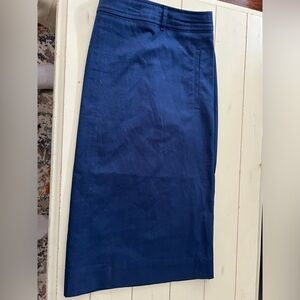 Navy twill skirt